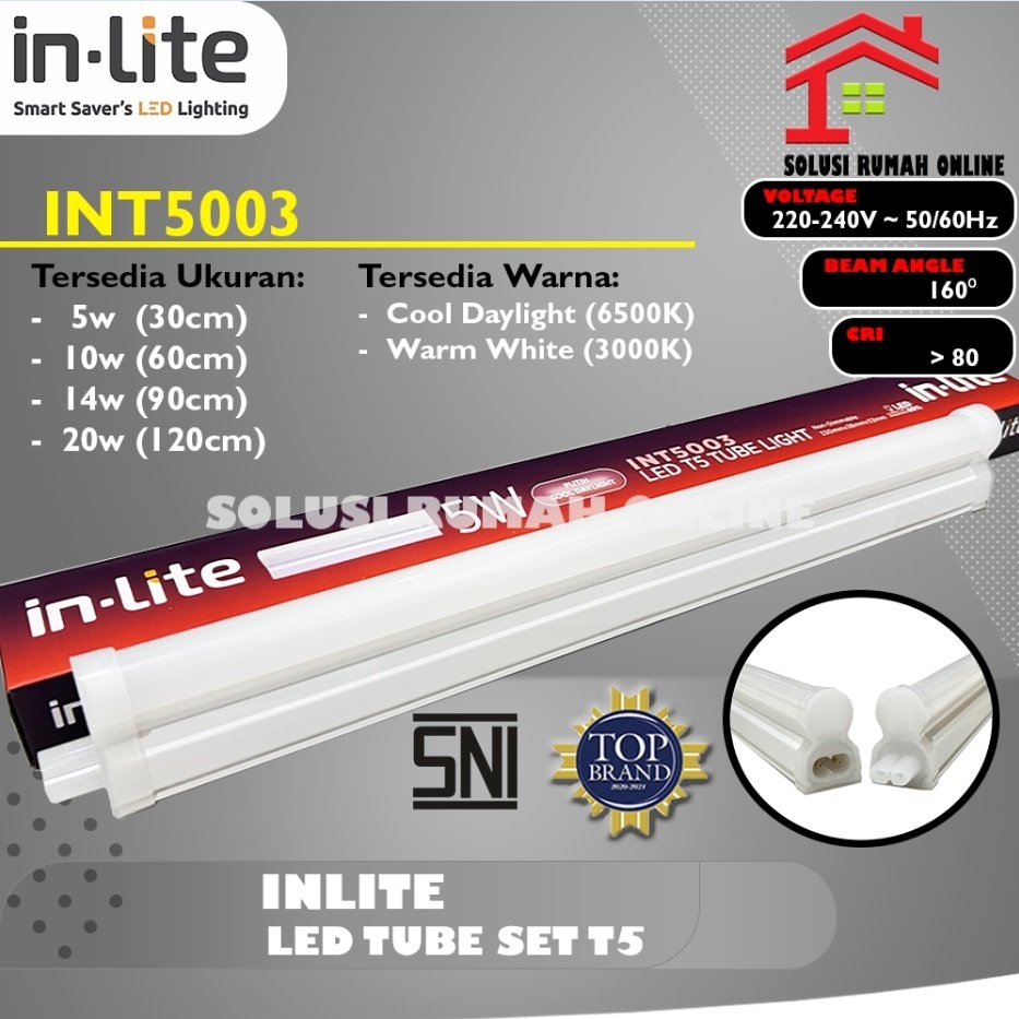 Jual INLITE Lampu TL LED T5 Tube Batten INT5003 TL5 Etalase Neon In ...