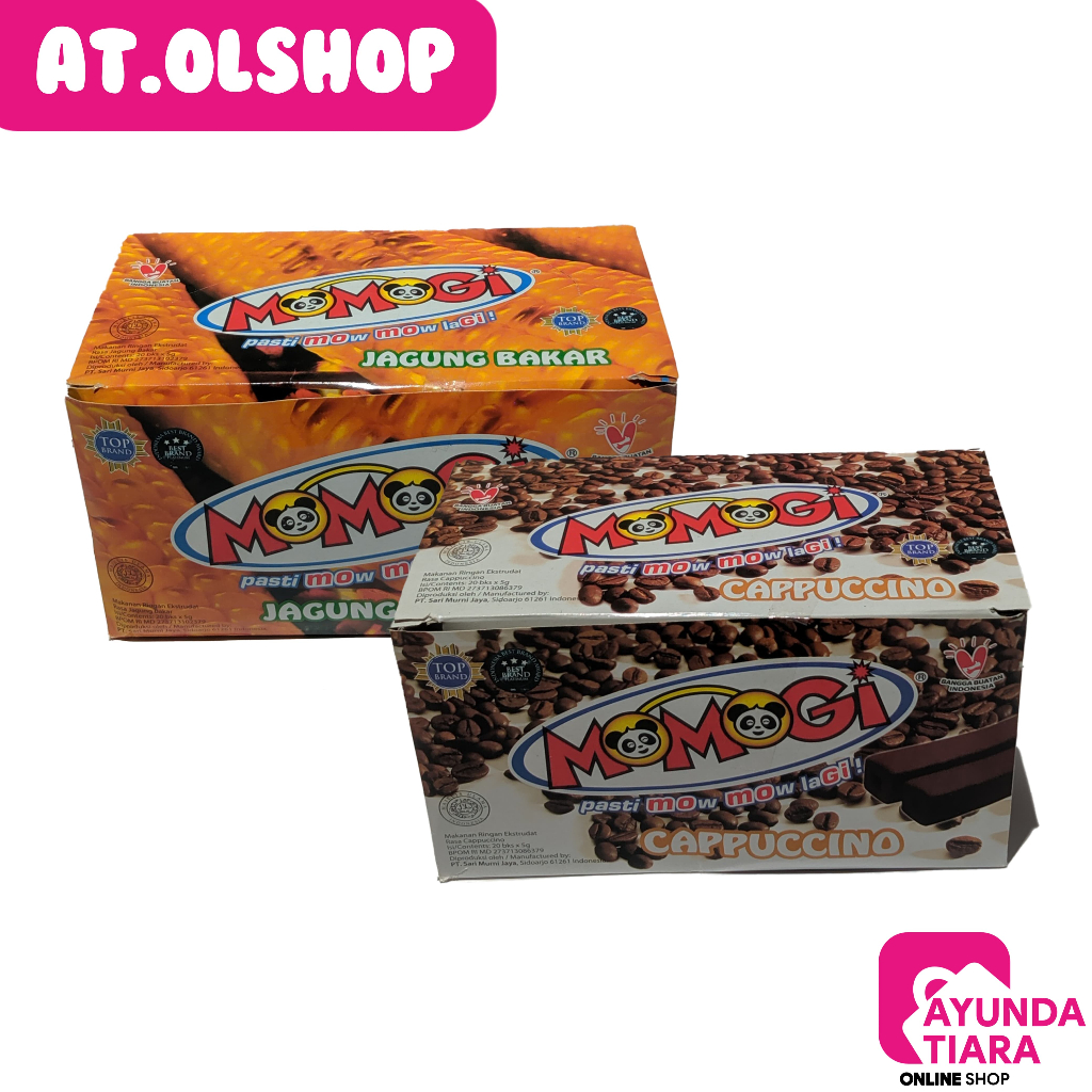Jual Momogi snack All varian 1box isi 20pcs | Shopee Indonesia