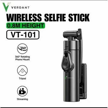 Tongsis Tripod Selfie Stick Bluetooth ORGINAL VERDANT Super Mini 80CM Gampang Di Bawa Kemana