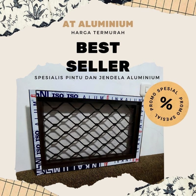 Jual kusen roster expanda aluminium 20cm | Shopee Indonesia