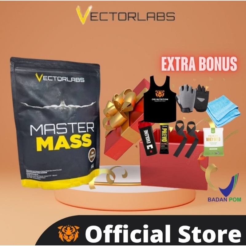Jual VECTORLABS Master Mass 12 LBS Mastermass Weight Gainer BPOM Vector ...