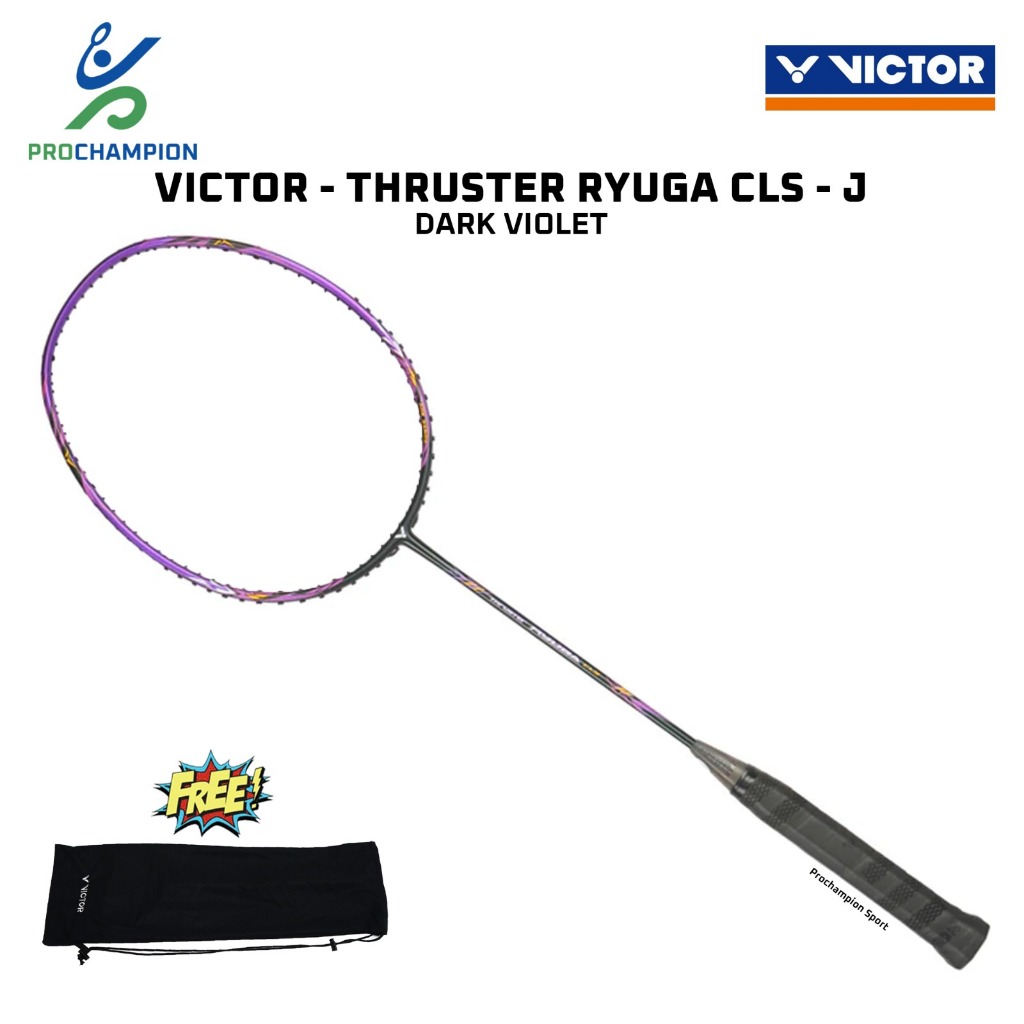Jual Raket Badminton Victor Thruster Ryuga CLS J Dark Violet | Shopee ...