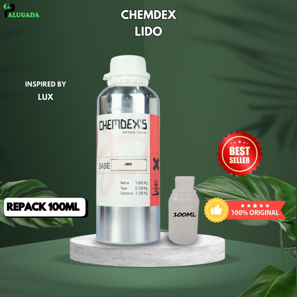Jual BIBIT PARFUM MURNI LIDO | 100ML | CHEMDEX | REPACK | Shopee Indonesia