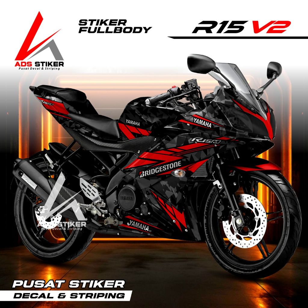 Jual Decal Variasi R15 V2 Fullbody - Stiker R15 Ful Body - Striping R15 ...