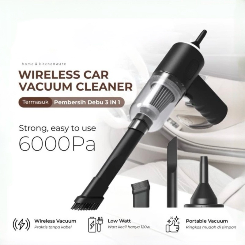 Cordless Vacuum Car Hand Vacuum Cleaner Wireless Car Vacum Cleaner