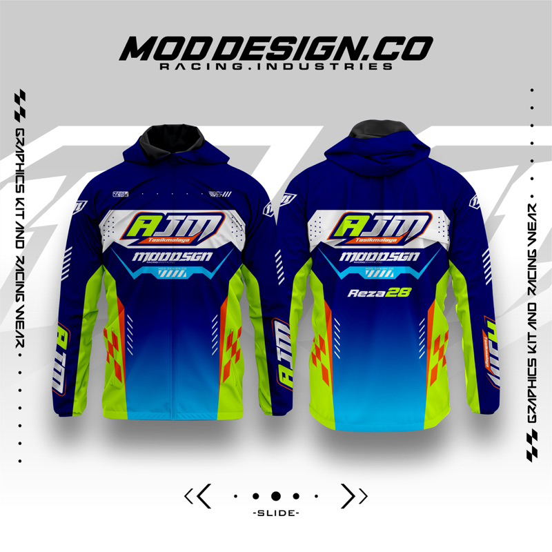 Jual Jaket Racing custom desain custom nama | Shopee Indonesia