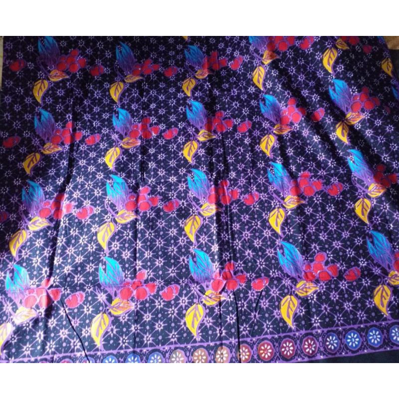 Jual Bahan batik Kab. Tangerang motif Rambutan parakan katun premium ...