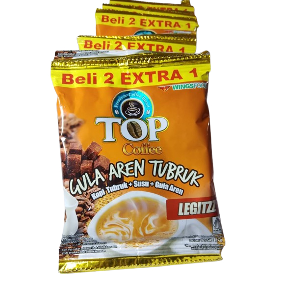 Jual TOP Coffee Kopi Gula Aren Tubruk Legitzz Renceng 15sachet | Shopee ...