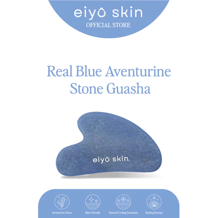 Real Blue Aventurine Stone Guasha