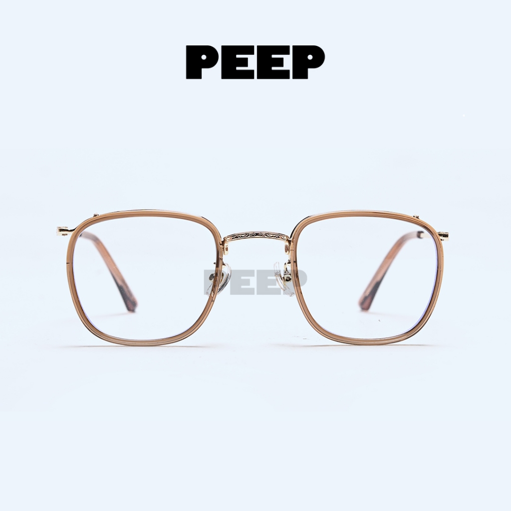 Jual Peep Eyewear - Kyoya Frame Metal Kotak | Kacamata Baca Unisex ...