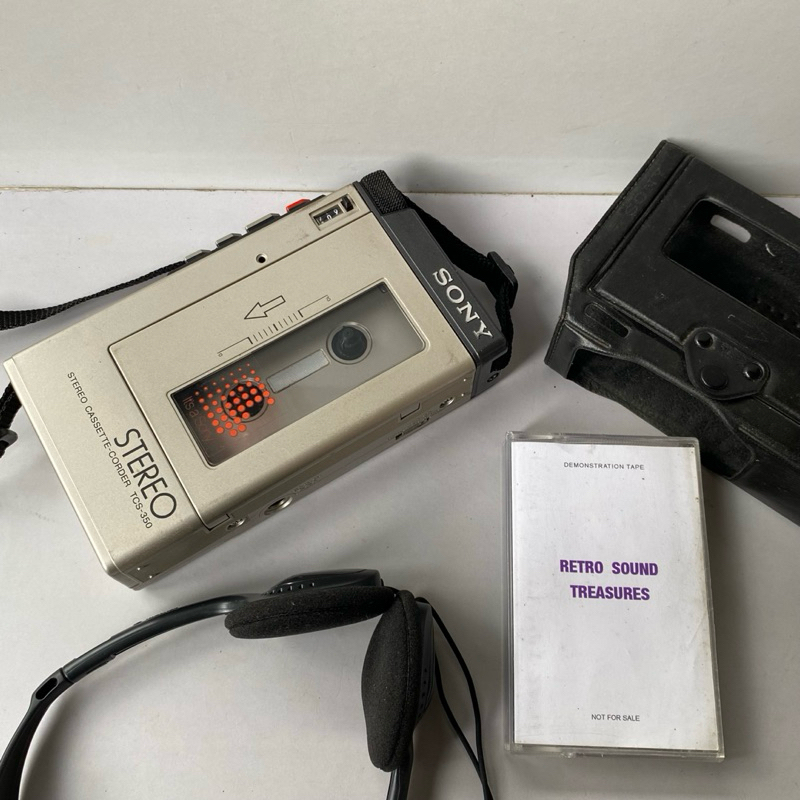 Jual SONY TCS-350 (1983) MADE IN JAPAN | STEREO CASSETTE CORDER