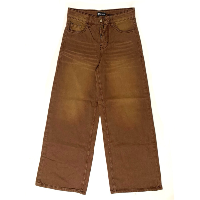 Jual RITAF - BAGGY PANTS BROWN | UNISEX | Shopee Indonesia