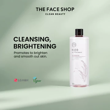 THEFACESHOP Rice Water Bright Mild Cleansing Water (500ml) Micellar Water