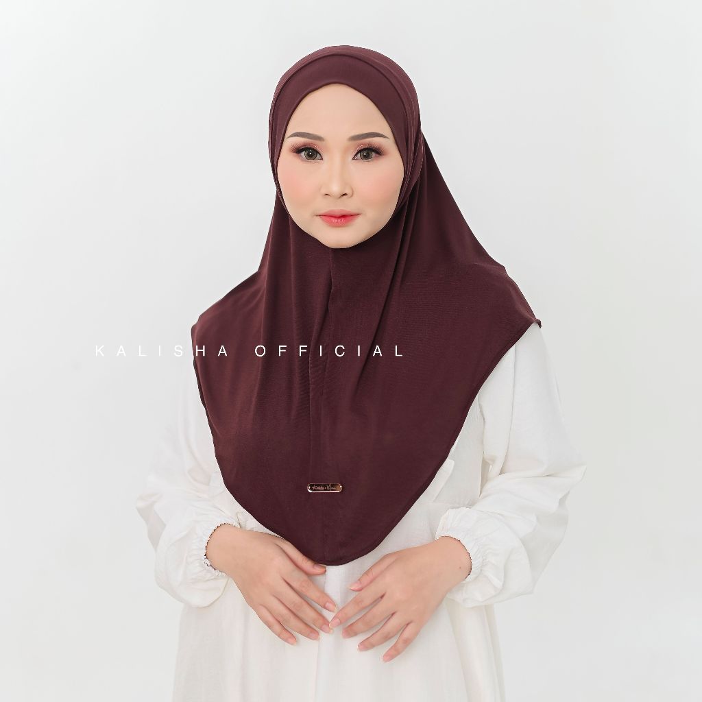 Kalisha X Mima Vanya Instan Bergo Rayon Viscose Ukuran M L