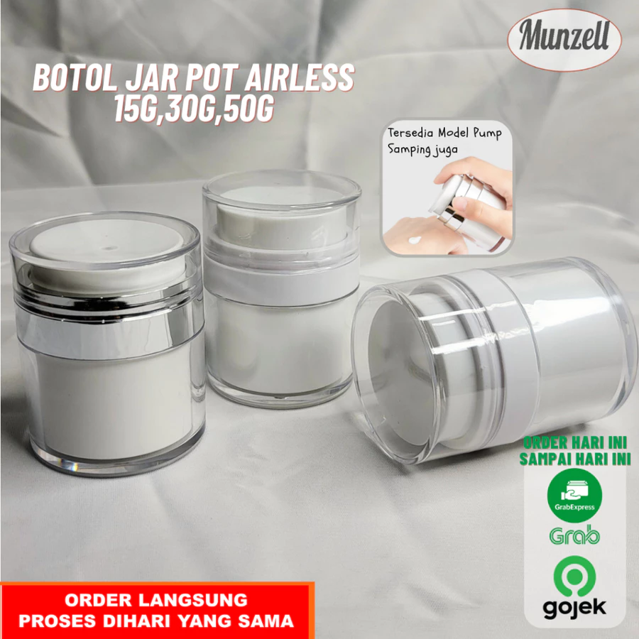 Airless Jar Pot / Botol Pump
