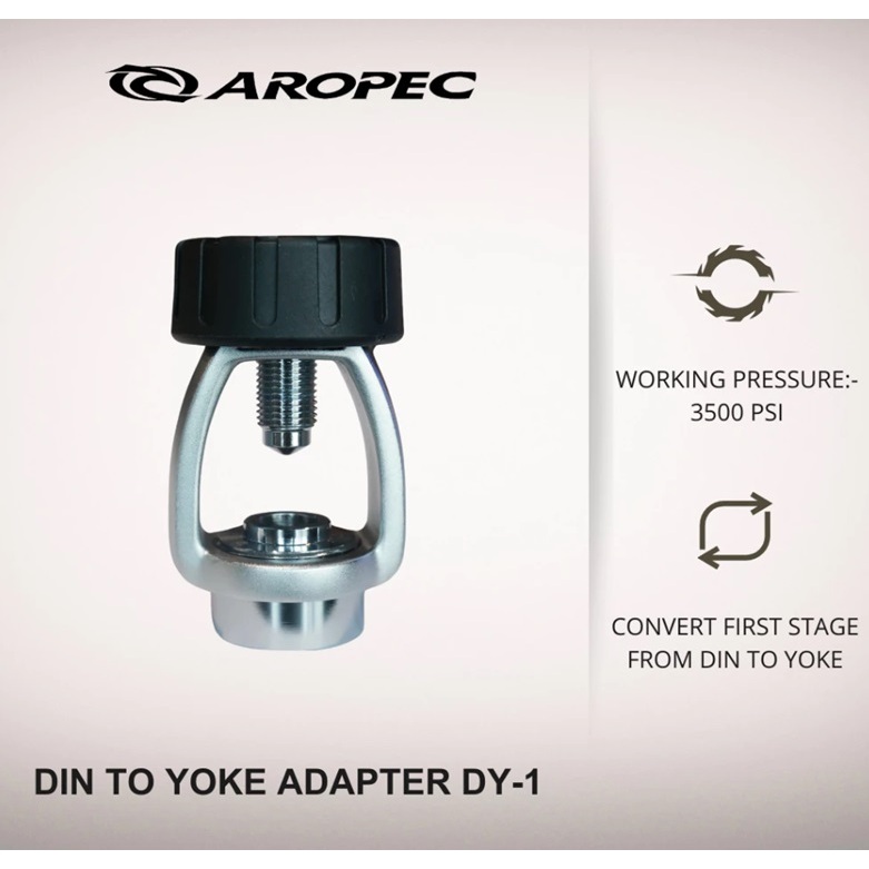 Jual Aropec Converter Din to Yoke Regulator Adapter First Stage Adapter ...