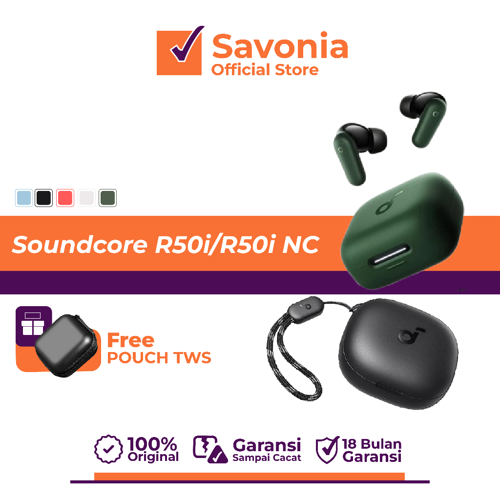 Jual TWS Headset Wireless R50I/R50i NC Nirkabel henset hetset hedset ...
