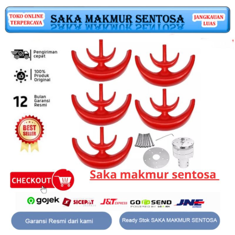 Jual PLTB Generator Wind Turbine Vertical 300W Turbin Angin / Turbin ...