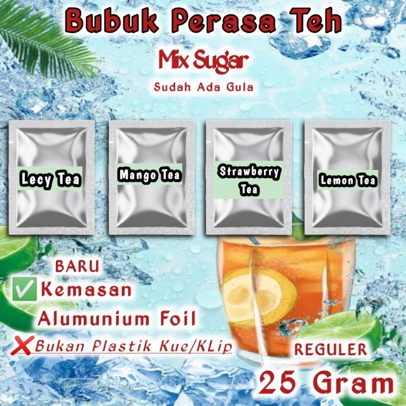 Jual Serbuk Rasa Rasa Untuk Teh 25gr Powder Drink Tea Premium | Shopee ...