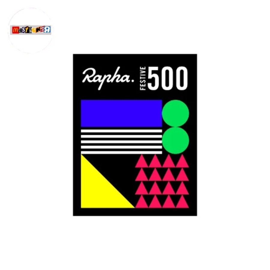 Jual sticker Rapha Festive 500 graphic stiker cyclist strava RCC ...