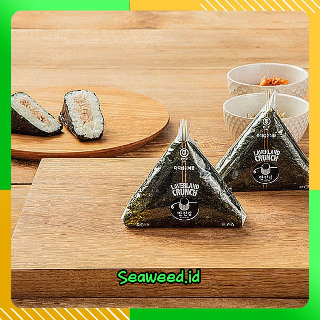 Jual MANJUN ONIGIRI Wrapper 100 Lembar Halal / Lembar Rumput Laut ...