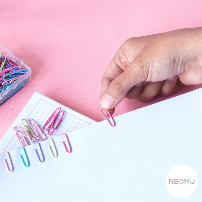 Bantex Paper Clip / Klip Penjepit Kertas Warna Warni BD210X (3)