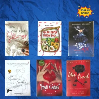BUKU NOVEL ORIGINAL NOVEL REMAJA / NOVEL  ROMAN / NOVEL FIKSI / NOVEL SCANDALICIOUS / NOVEL KALAU BAPER MAKAN DULU / NOVEL AKULAH ANGIN ENGKAULAH API / NOVEL TULISAN SASTRA / NOVEL HATI KEDUA / NOVEL UNITED
