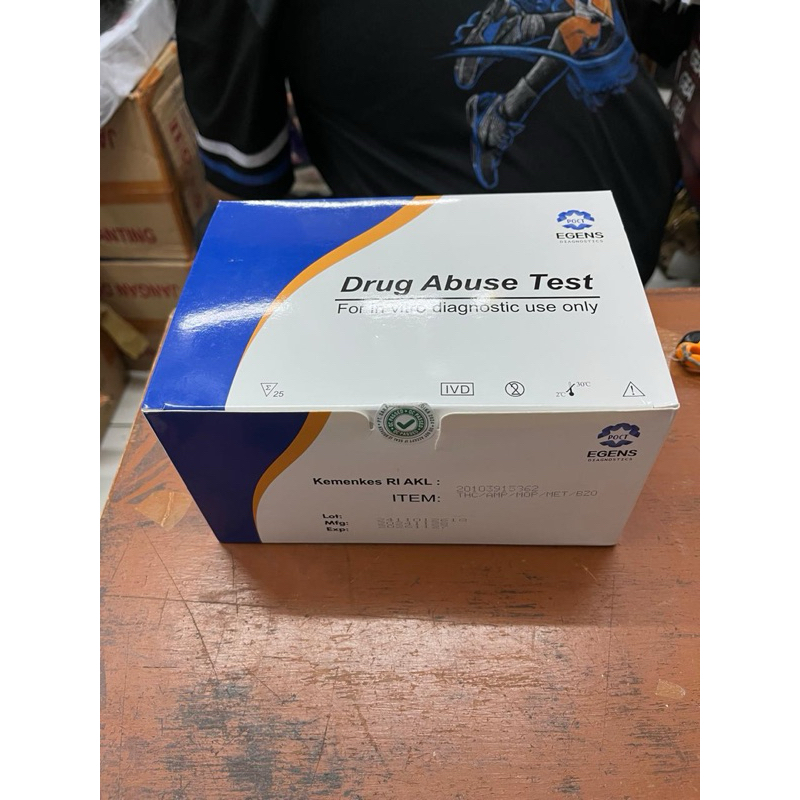 Jual Drug Abuse Test 5 Parameter box isi 25 merk Egens / Drug Test ...