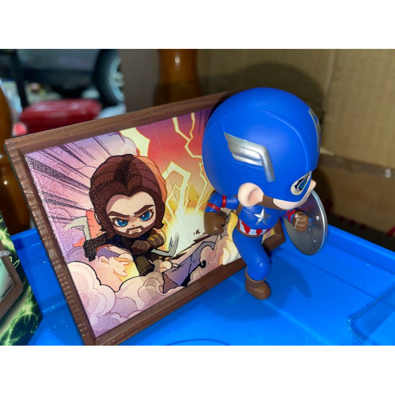 Jual Pop Mart - Marvel Photo Frame Series Captain America | Shopee ...