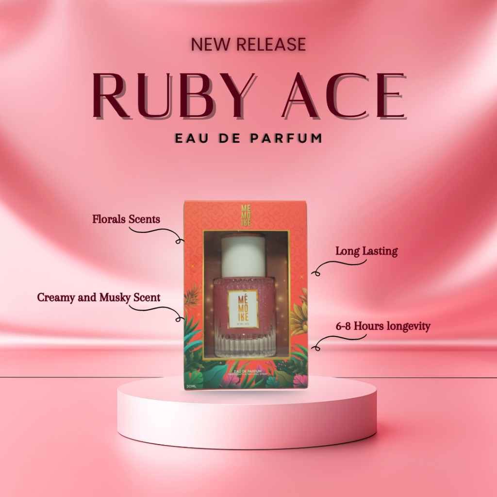 Jual MEMOIRE PERFUME RUBY ACE FRESH GLITTER PERFUME PARFUM EDP UNISEX ...