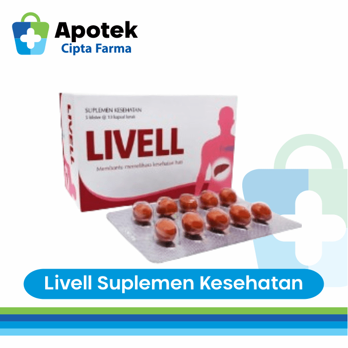 Jual Livell Kapsul Alpha Lipoic Acid Vitamin B3 Vitamin B12 Vitamin B6 ...
