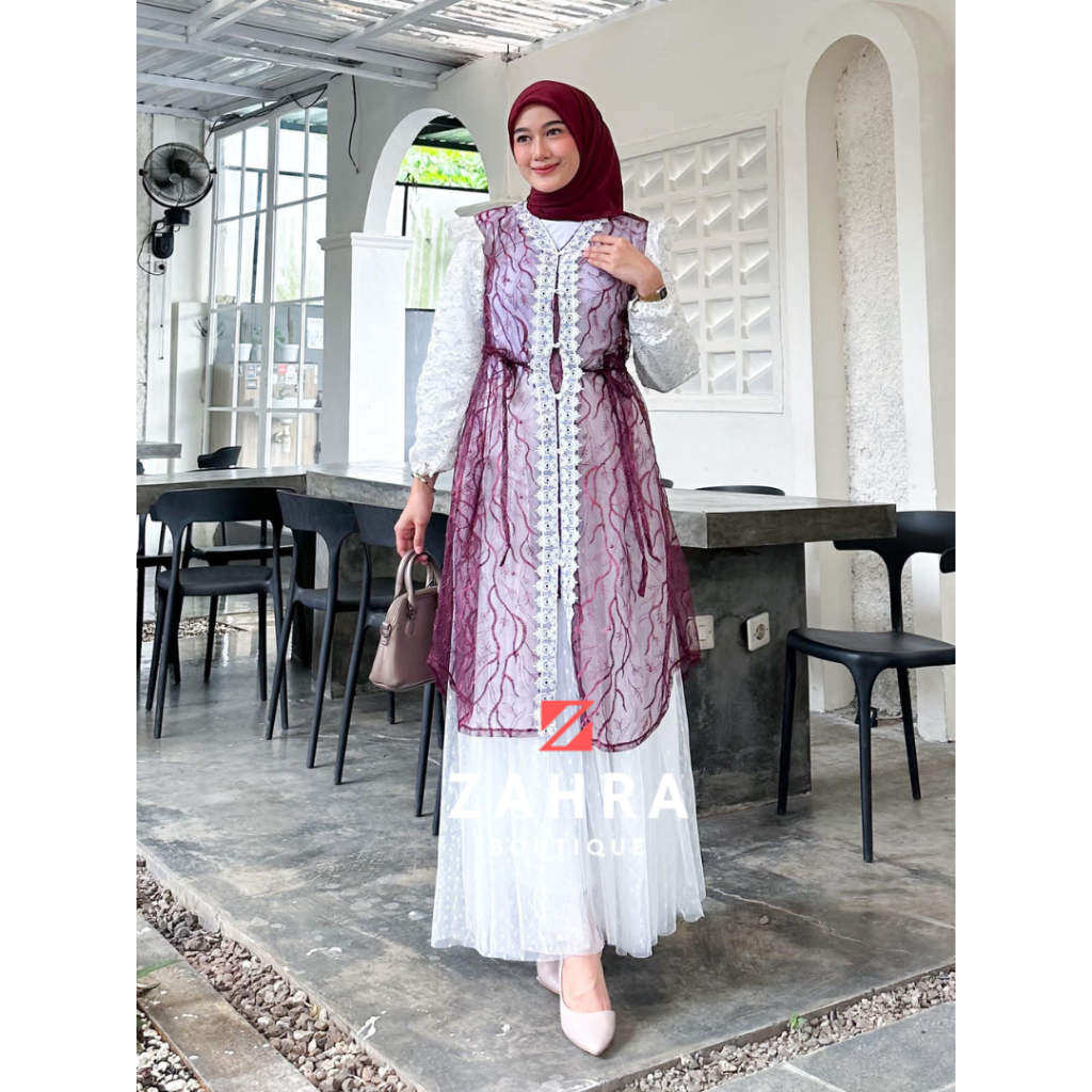 Jual Namira One Set Outer Brukat + Rok Tile Terbaru | Shopee Indonesia