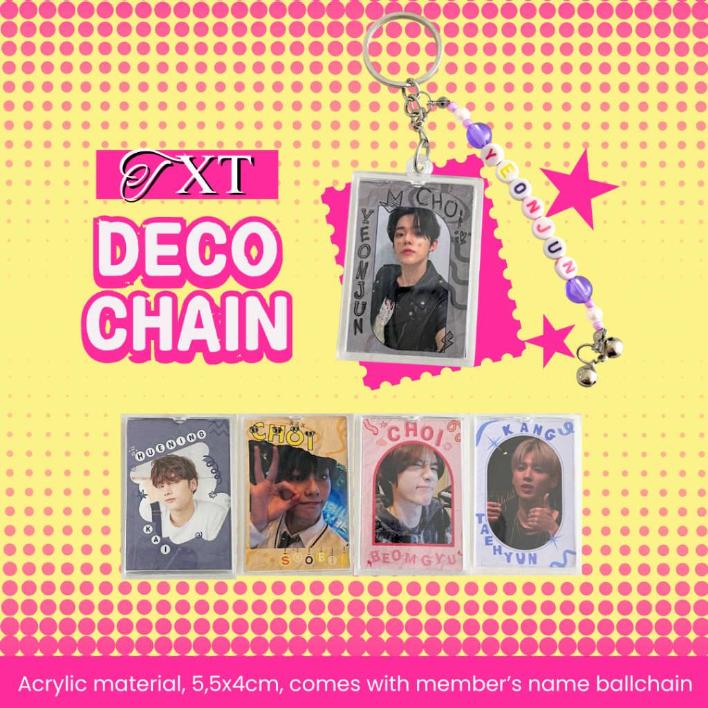 Jual DECO CHAIN TXT - KEYCHAIN KPOP TXT | Shopee Indonesia