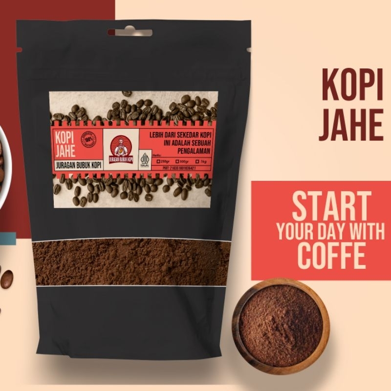 Jual bubuk kopi jahe paling laris kemasan 1kg | Shopee Indonesia