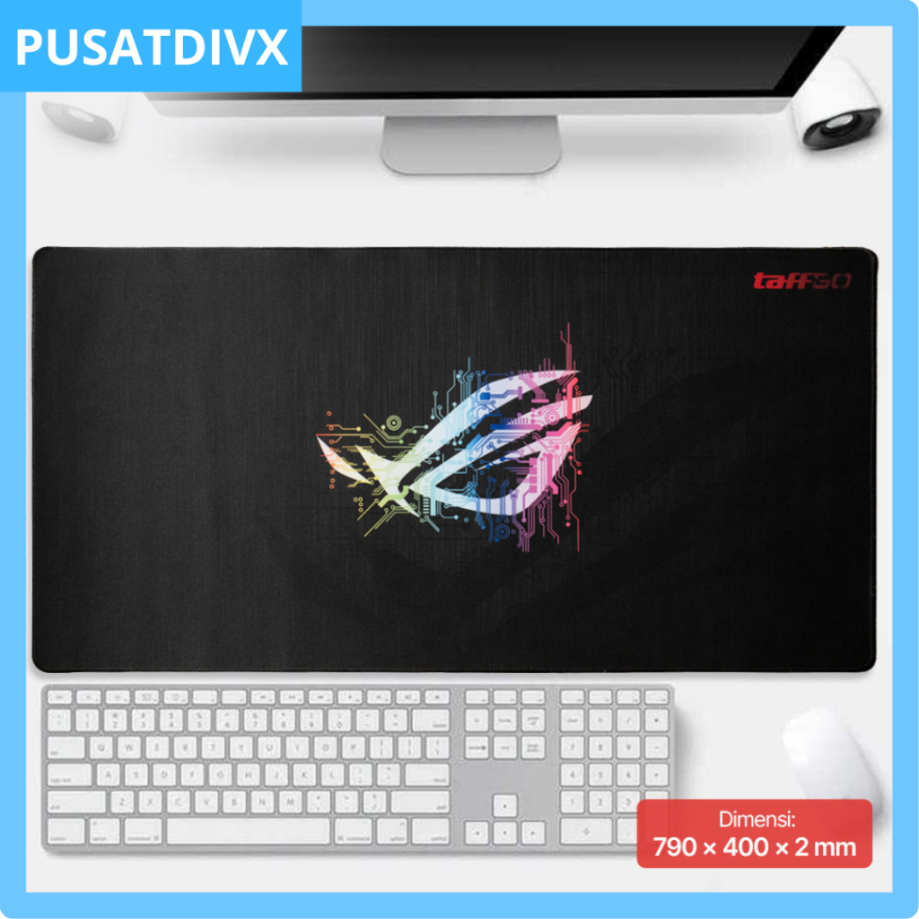 Jual SANJI GAMING MOUSE PAD XL ASUS ROG DESK MAT 800 X 400 X 2 MM RO71 ...