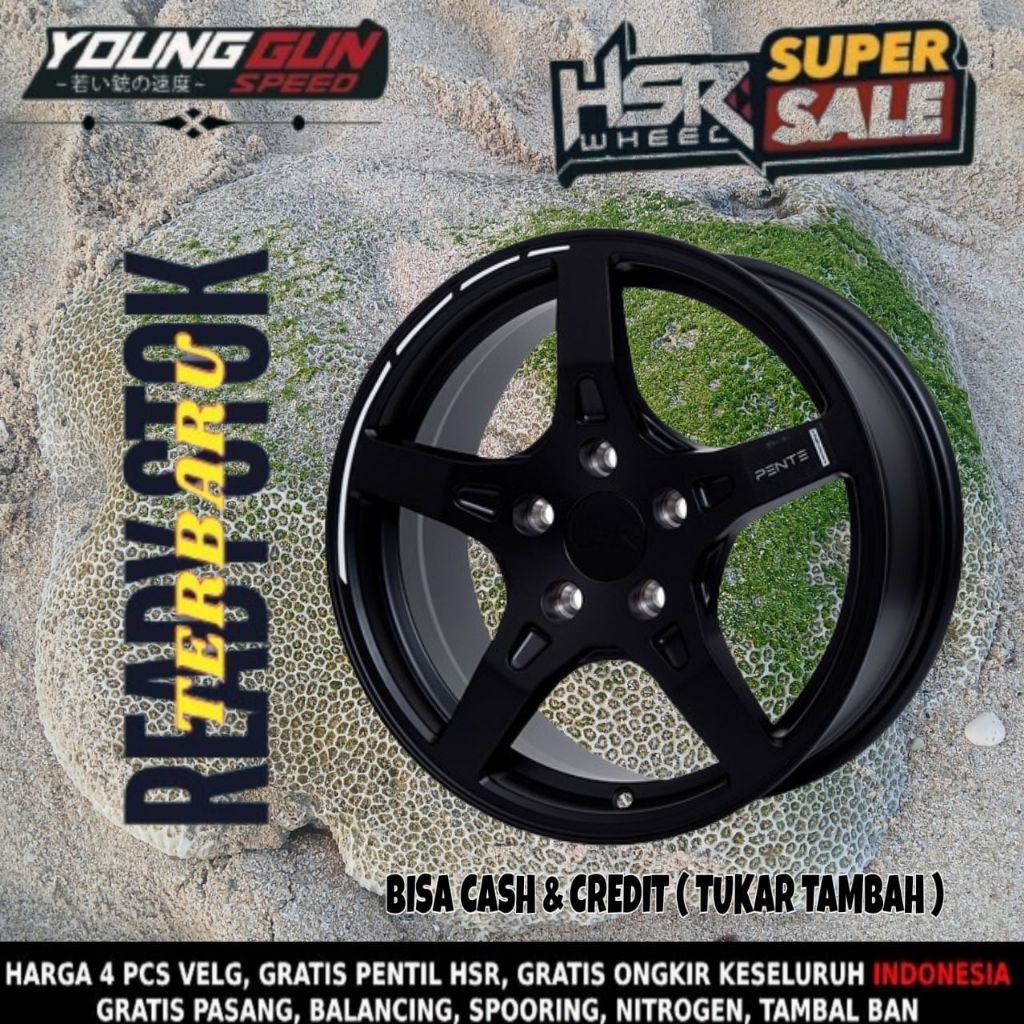 Jual Velg bintang ring 16 hsr pente for ertiga innova apv terios rush ...