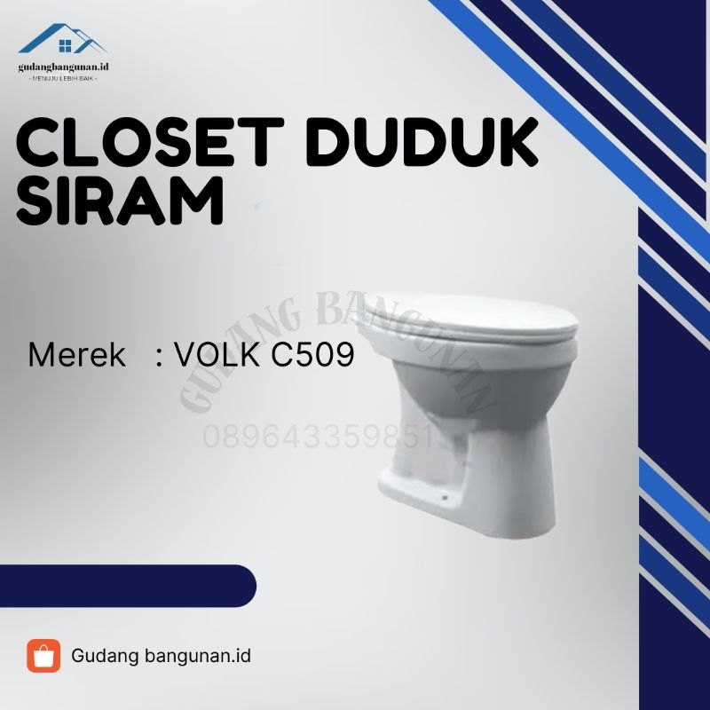 CLOSET DUDUK SIRAM VOLK C509