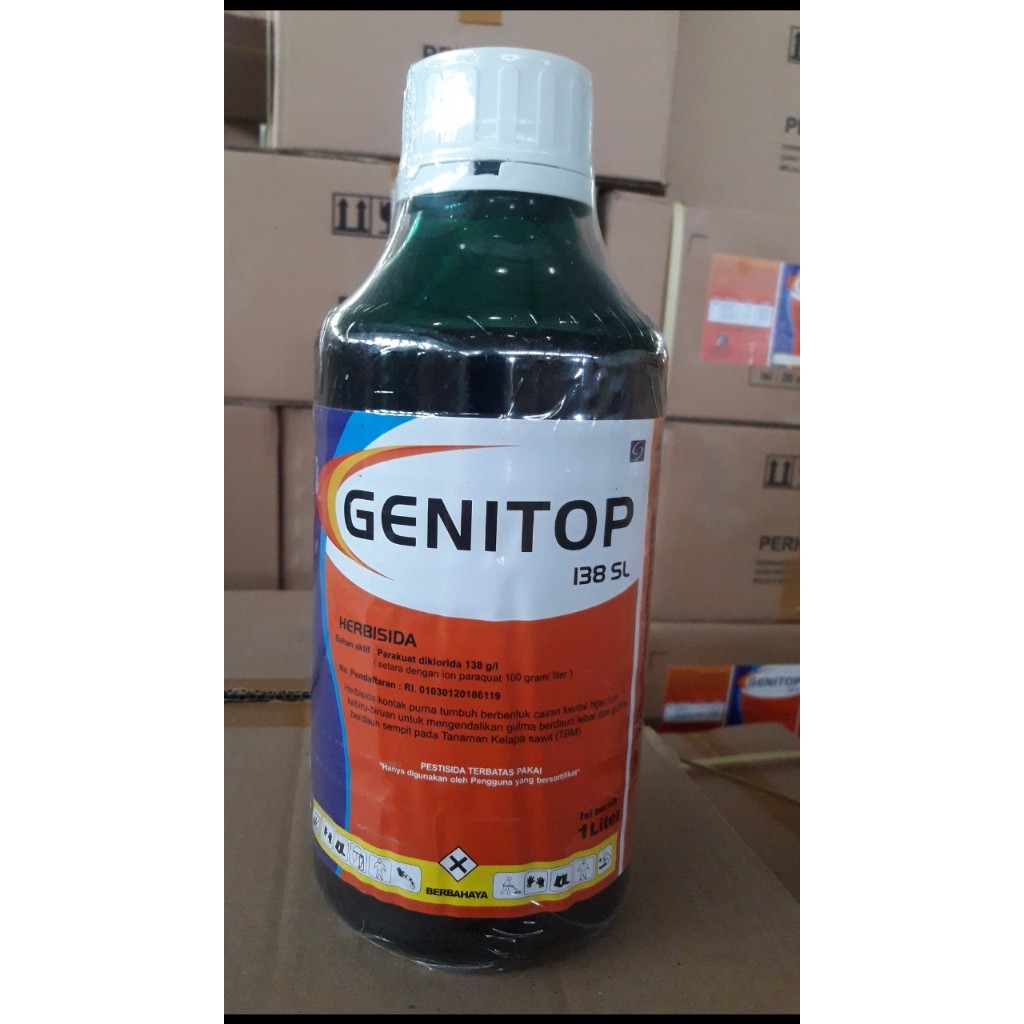 Jual HERBISIDA GENITOP OBAT RUMPUT LAHAN KOSONG PENGUSIR GULMA | Shopee ...
