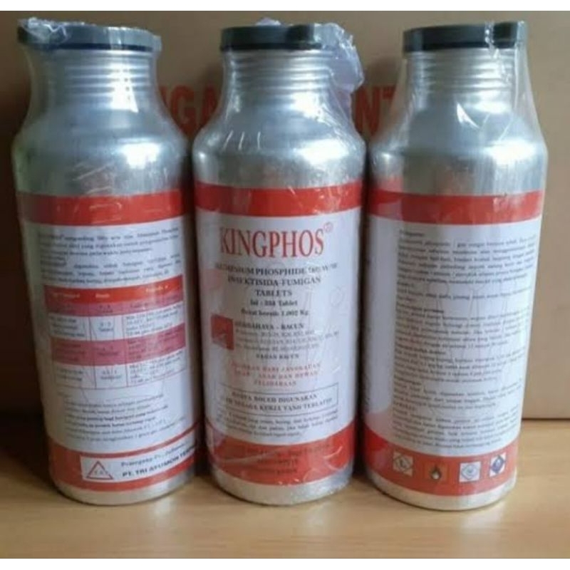 Jual Kingphos 56TB Fumigasi Kutu Beras Insektisida obat Hama Gudang ...