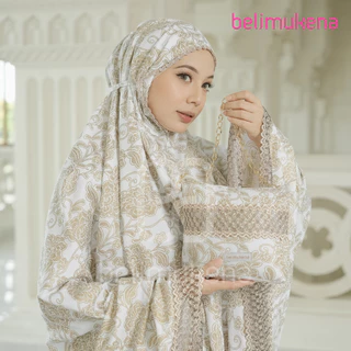 BELIMUKENA PREMIUM -Mukena Dewasa Premium Microtex Foil Renda / Lace 2in1