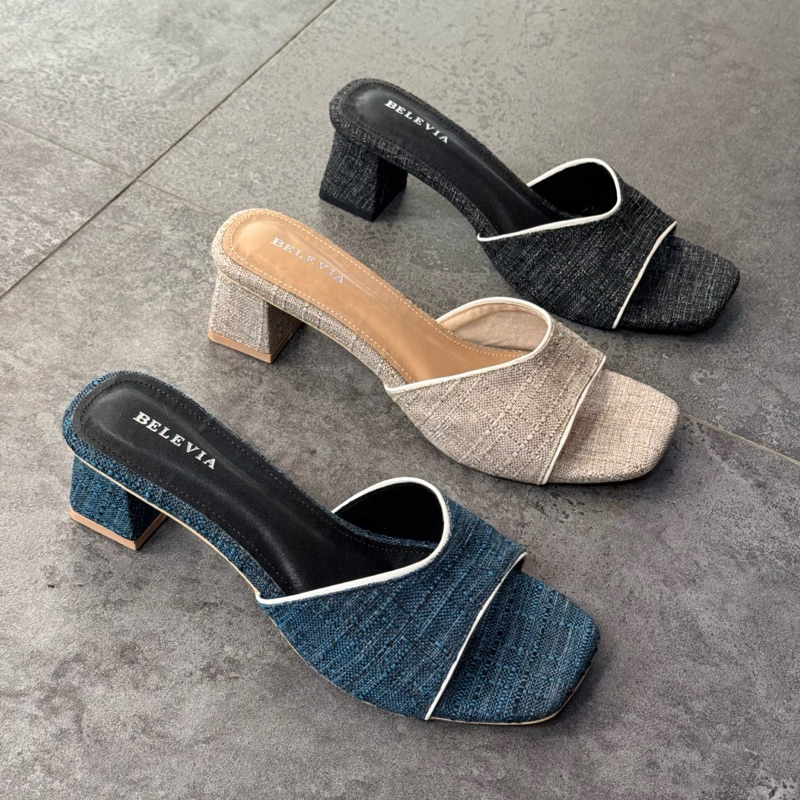 Jual BELEVIA | Mecca Heels Raya Series | Sandal Heels Wanita | Shopee ...