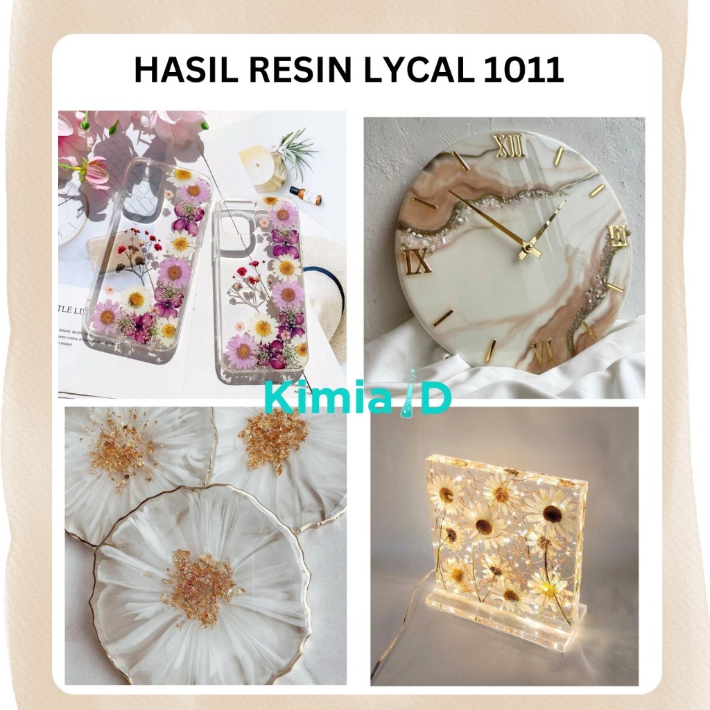 Jual Resin Bening Lycal Keras 1011 500 Gram - Resin Lical Bening 375 ...