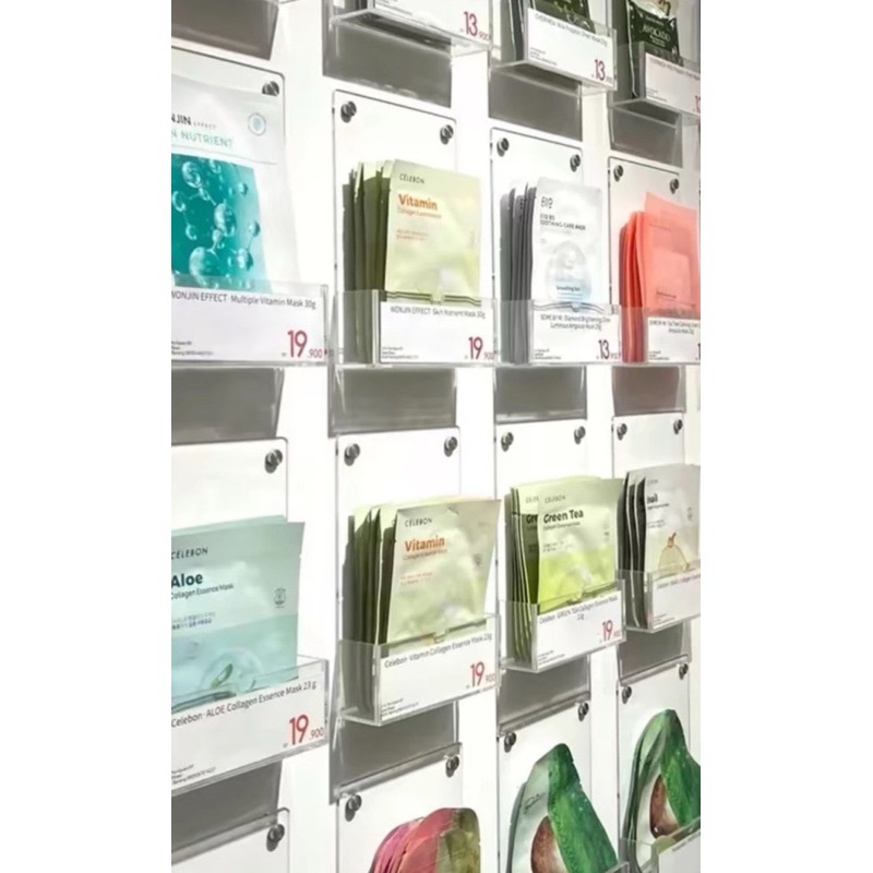 Jual Hanging Holder Sheet Mask Tempat Masker Gantung Akrilik | Shopee ...