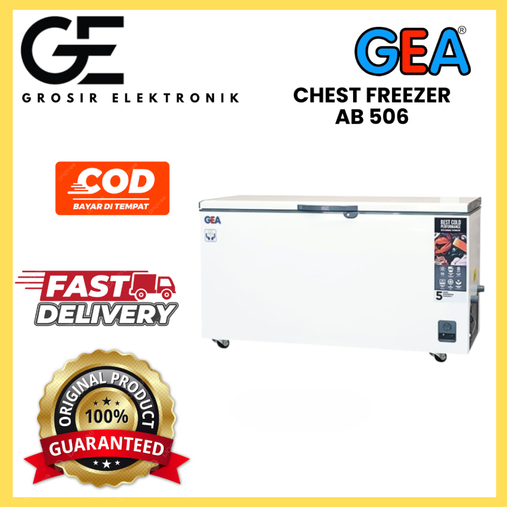 Jual Chest Freezer GEA AB-506-R Freezer Box Daging GEA 420 Liter ...