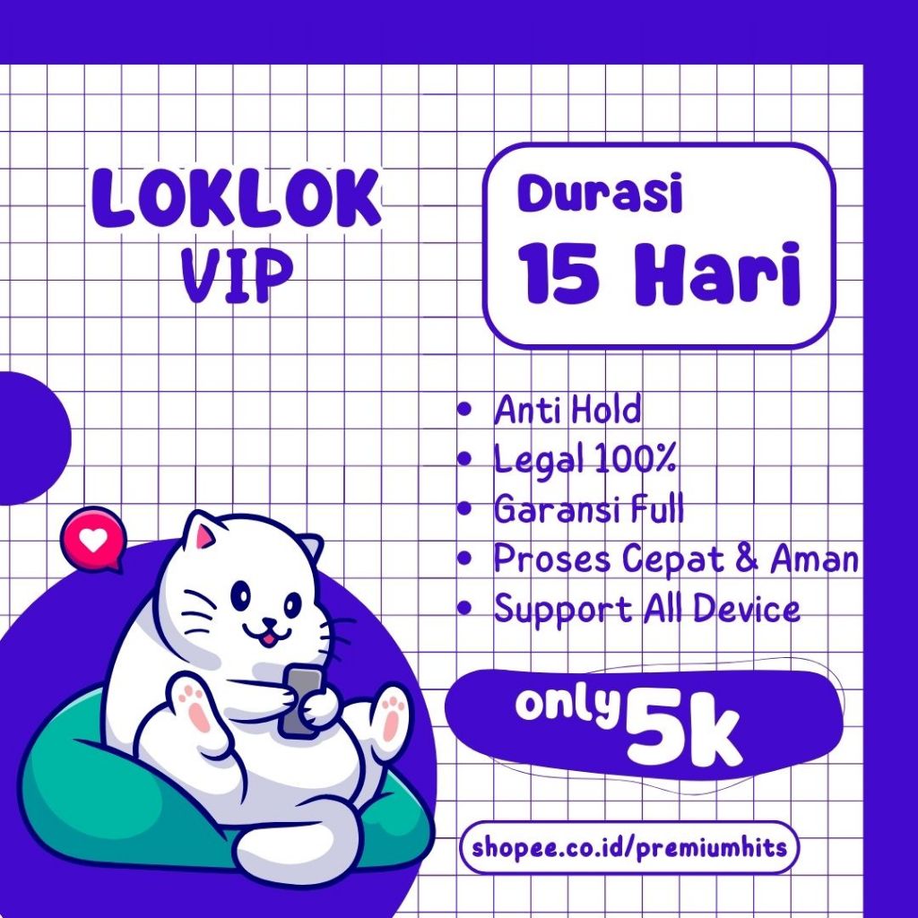 Jual LOKLOK VIP PRIVATE 15 HARI TERMURIIH BINGIITS | Shopee Indonesia