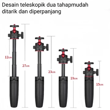 Tripod Mini Extension Pole Tripod Mirrorless Camera Smartphone