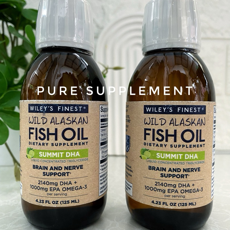 Jual Wiley's Fish Oil SUMMIT DHA 2140mg DHA | 1000mg EPA Omega 3 ...