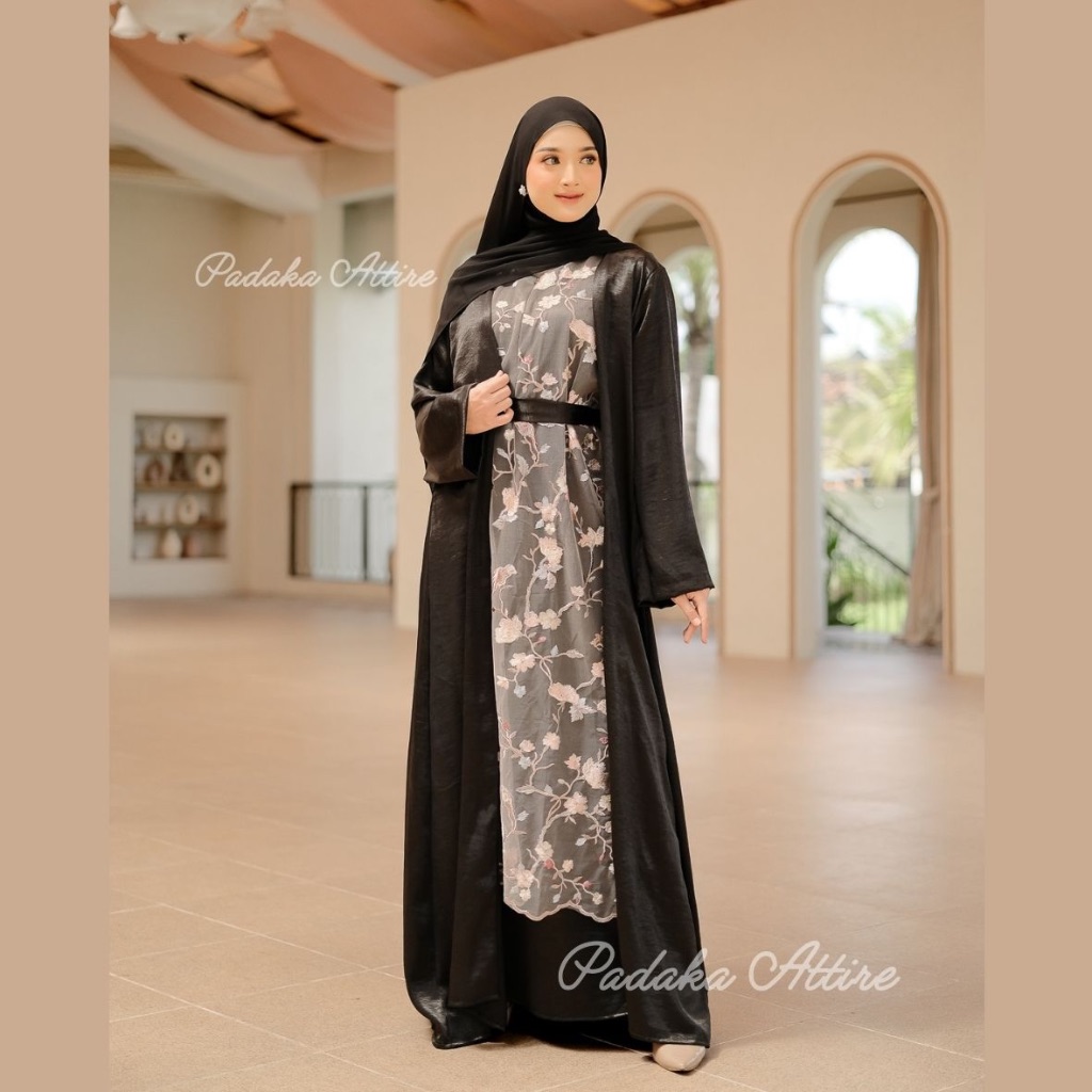 Jual ABAYA CALISTA - [RAYA SERIES Padaka Attire] - Abaya Turki Brokat ...