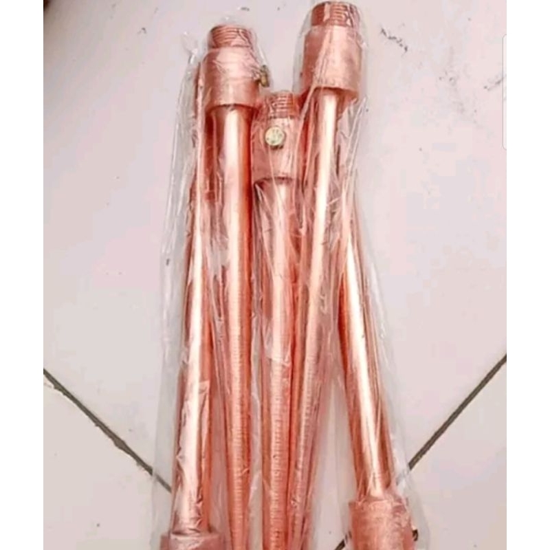 Jual anti petir 3/4 inch tombak splitzen 30 cm penangkal petir | Shopee ...