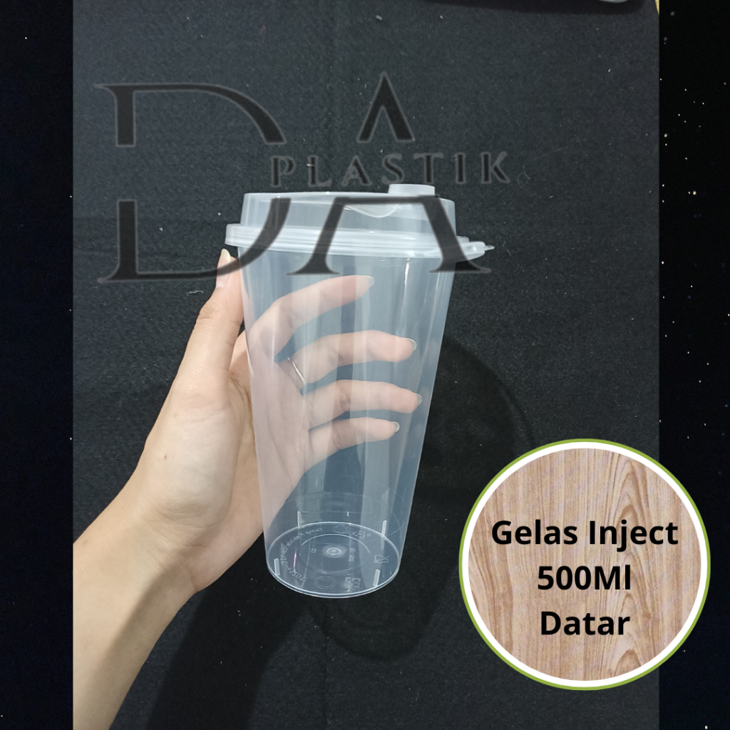 Jual 25Pcs Cup Inject 500ml | Gelas Inject | Gelas Caffe | Gelas ...